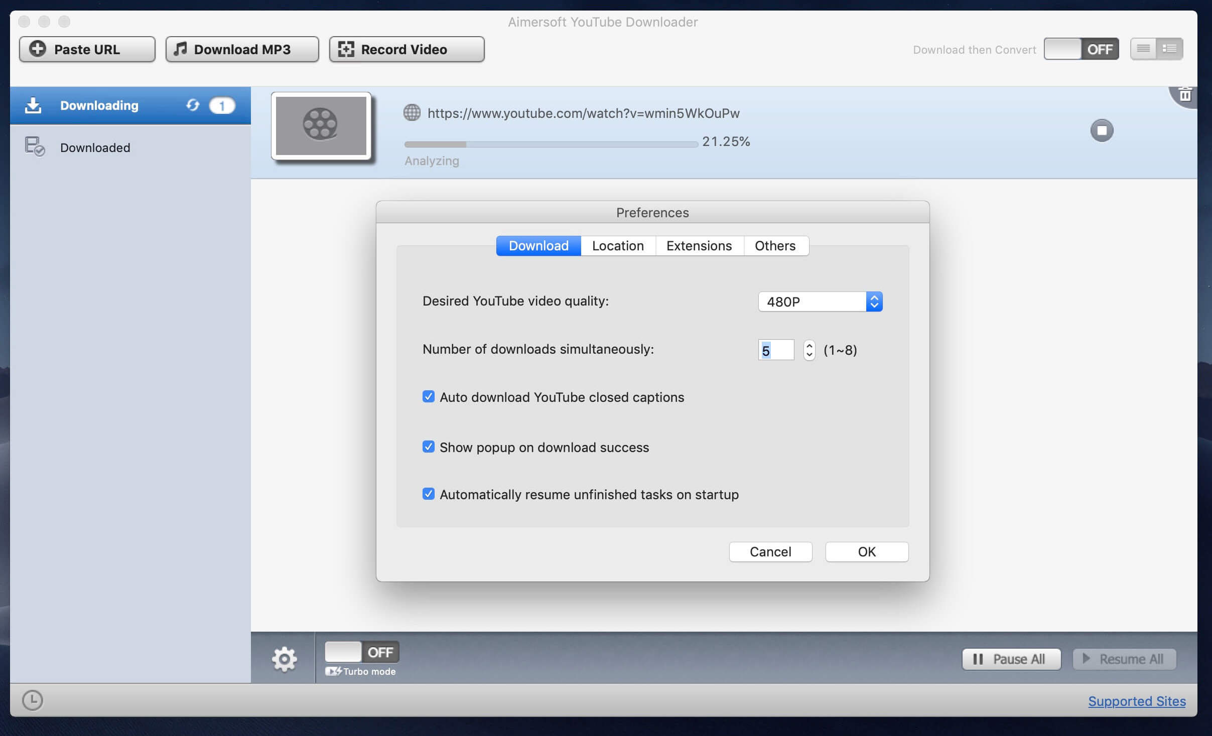 aimersoft youtube downloader for mac