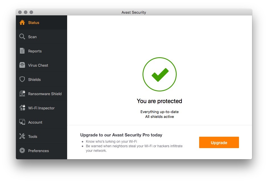 how do you turn off shields in avast for mac