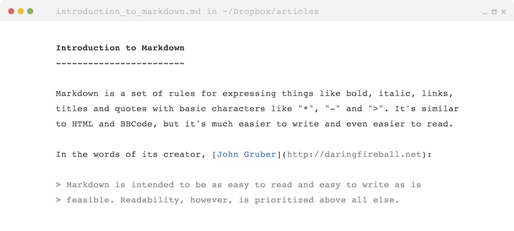 Markdown