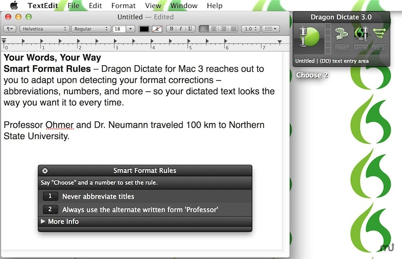 Dragon Dictate 3.0.4. For Mac - mentalcrimson