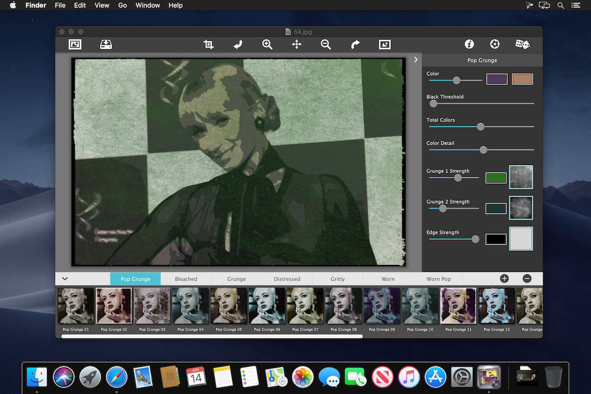 edit photo app for mac grunge