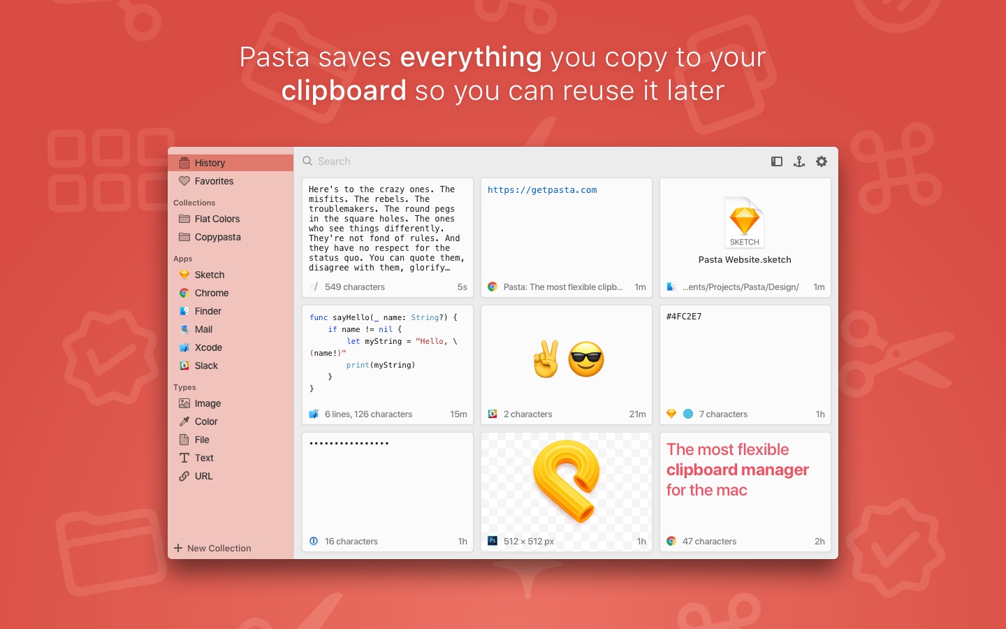 Pasta 1 0 – clipboard manager resume template