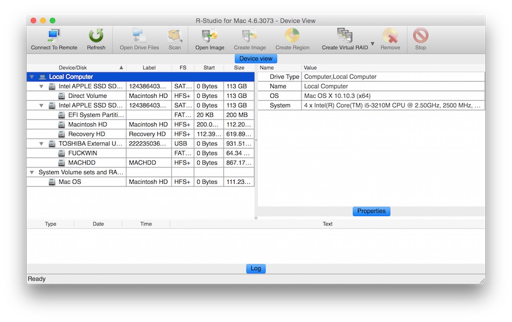 R Studio Data Recovery For Mac