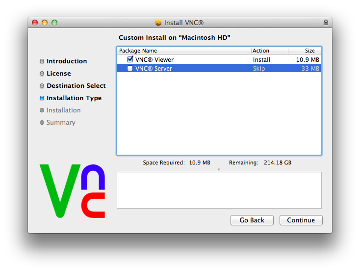 real vnc for mac os x