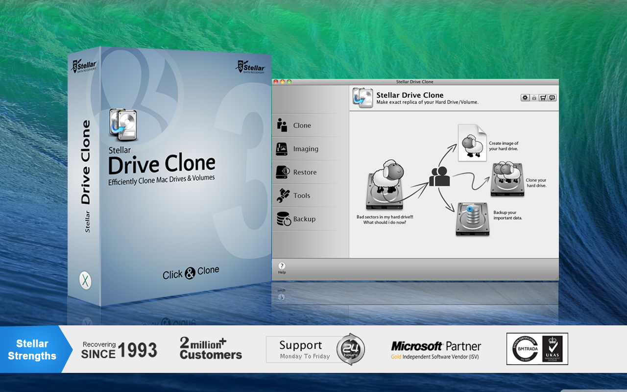 stellar drive clone mac