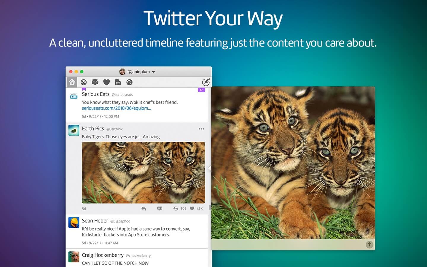 Twitterrific 5 4 3 – effortlessly read and compose tweets free