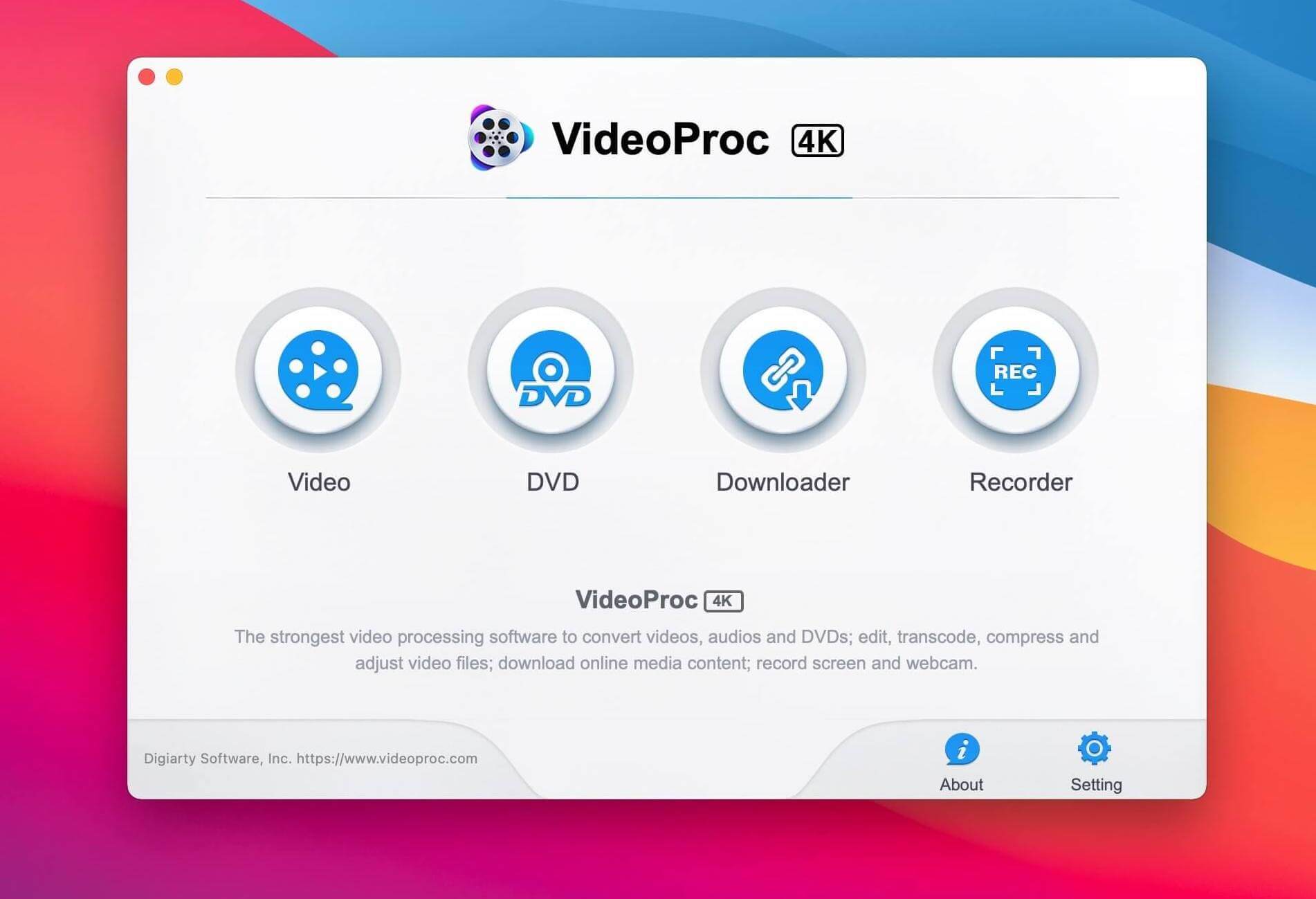 VideoProc Converter 5.6 downloading